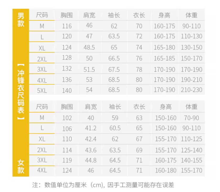 Jeep Spirit 吉普 2023秋冬男女运动户外冲锋衣 多色59.9元包邮（带内胆款149.9元）