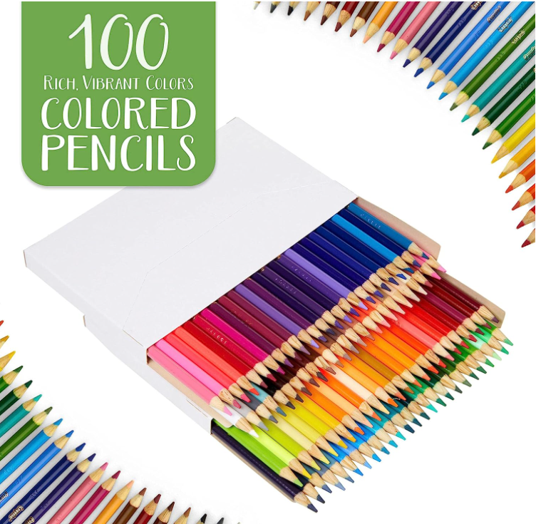 Crayola 绘儿乐 100色彩色铅笔（亚马逊限定色）83.9元
