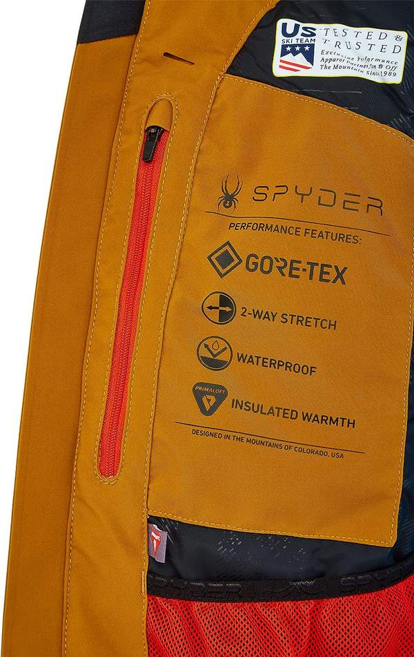 XL码，Spyder 蜘蛛 Leader 男士GTX防水P棉保暖滑雪夹克201022新低959.89元