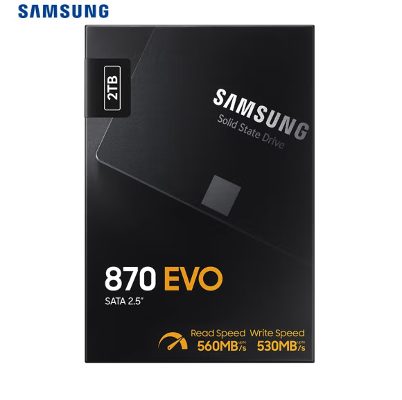 SAMSUNG 三星 870 EVO SATA3.0 2.5英寸SSD固态硬盘 1TB新低394.41元