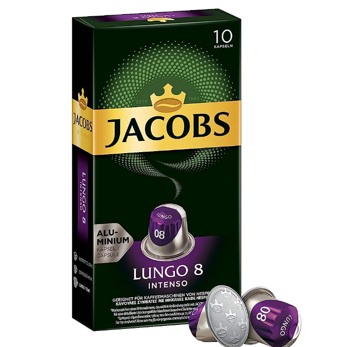 Jacobs 雅各布斯 铝制意式浓缩咖啡胶囊 10颗*10盒234.39元