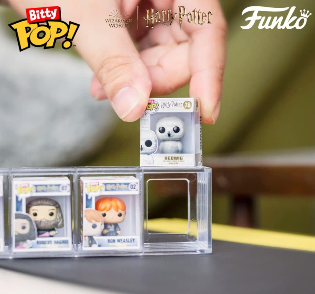 Funko Bitty POP!  哈利波特系列 4个公仔+置物架104元