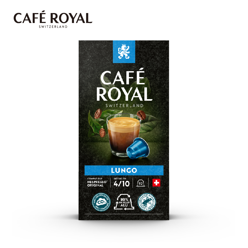 瑞士皇室专享品牌，Café Royal 芮耀 经典系列强度4胶囊咖啡 100粒169.01元（1.8元/粒）
