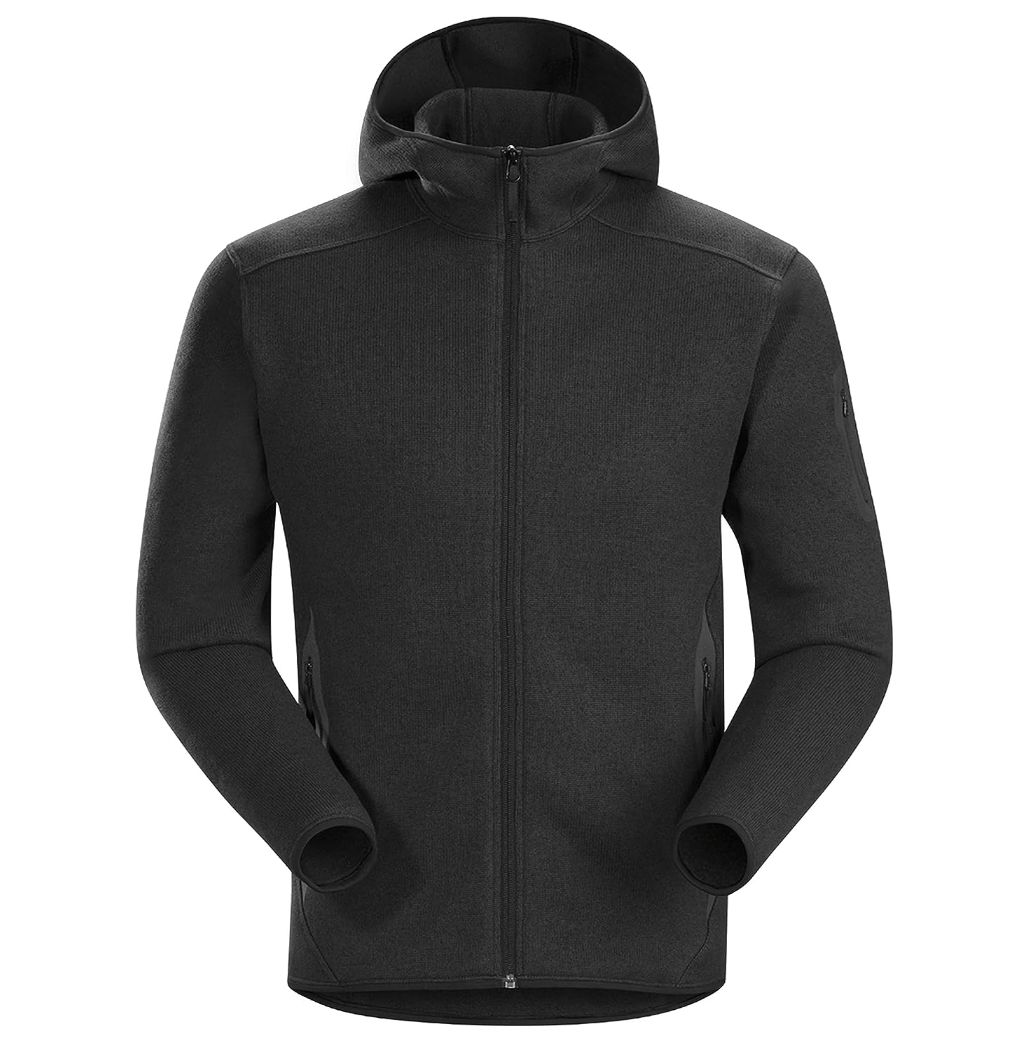 ARC'TERYX 始祖鸟 Covert Hoody 男款连帽保暖抓绒衣 24090 黑色XL码1040元（天猫旗舰店2400元）