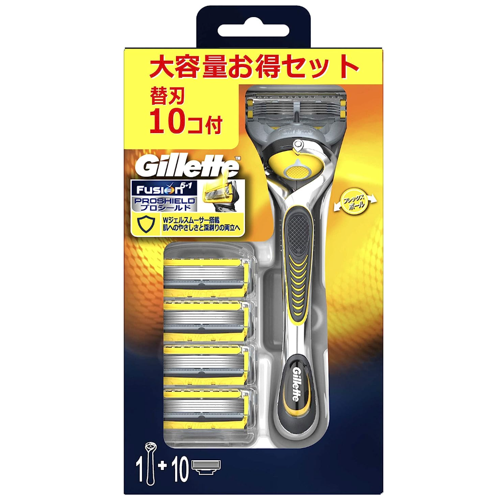 Gillette 吉列 Fusion 5 ProGlide 锋隐致护男士手动剃须刀 1刀架+10刀头新低151元