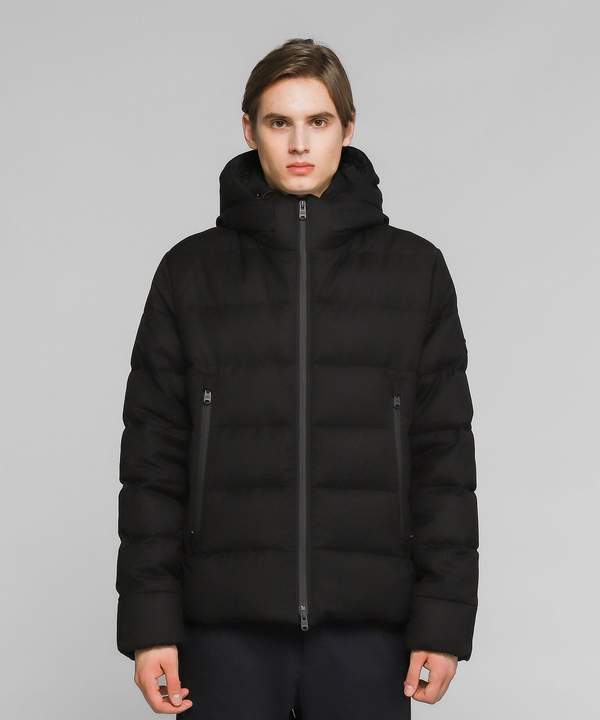 波兰产，日本时尚品牌 Tatras Agordo 男士100%羊毛连帽羽绒服3408元
