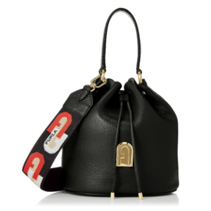 FURLA 芙拉 SLEEK 女士小号牛皮水桶包 W64000