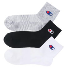 Champion 冠軍 ? CMSCS202  男士抗菌防臭中筒襪 3雙裝