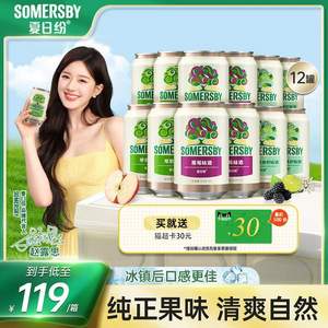 Carlsberg 嘉士伯 Somersby 夏日纷 混合口味果酒330ml*12罐