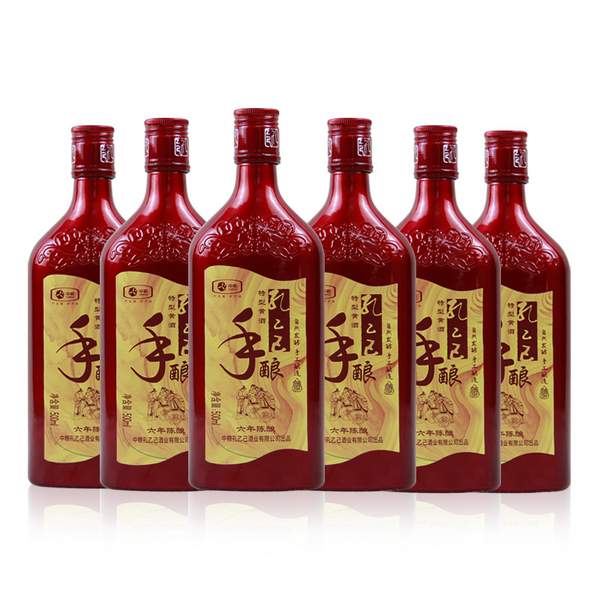 中粮出品，孔乙己 手酿六年 半干型黄酒500mL*6瓶 整箱装59元包邮（需领券）