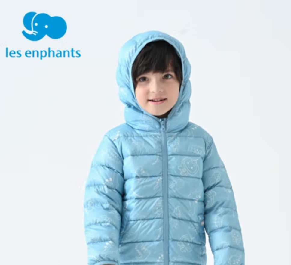 Les enphants 丽婴房 2023秋冬新品 儿童轻薄羽绒服119元包邮（双重优惠）