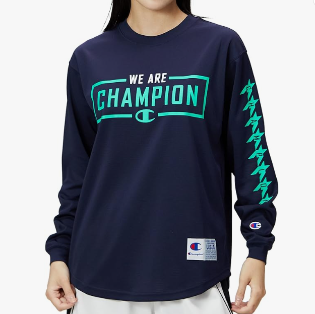 Champion 冠军 女款logo印花抗菌速干长袖T恤 CW-WB452117.9元