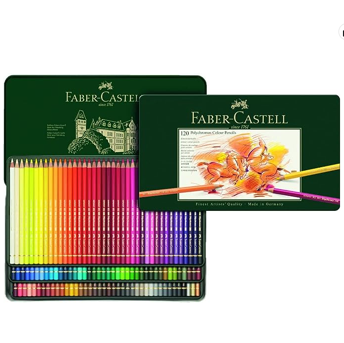 Faber-Castell 辉柏嘉 艺术家级120色油性彩色铅笔 绿铁盒装1054.76元（天猫旗舰店2340元）