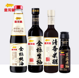 金龍魚 生抽+蠔油+米醋+老抽