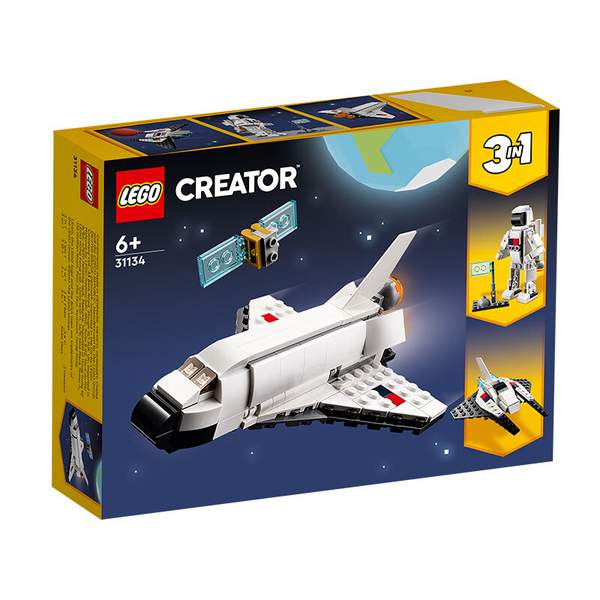 LEGO 樂高 Creator3合1創(chuàng)意百變系列 31134 航天飛機(jī)65元包郵（需領(lǐng)券）