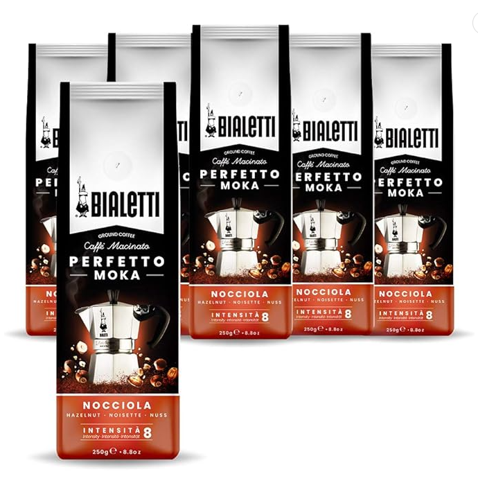 意大利产，Bialetti 比乐蒂 Perfetto Moka 意式咖啡粉 250g*6袋225.54元