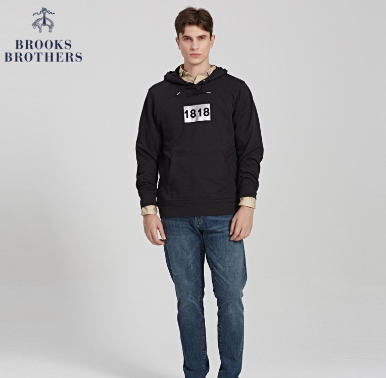 Brooks Brothers 布克兄弟 男士秋冬款美式卫衣 连帽款279元包邮