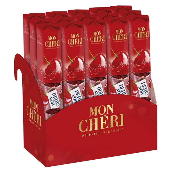 Ferrero 费列罗 MON CHERI 雪丽樱桃酒心黑巧克力礼盒 5颗*15条/共75颗179.28元