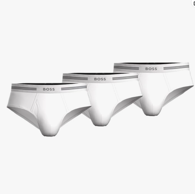 Hugo Boss 雨果·博斯 男士纯棉内裤 3条装 50325382新低126.08元