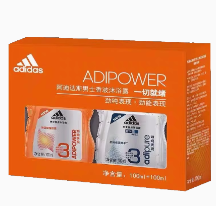 <span>白菜！</span>adidas 阿迪达斯 劲能劲纯沐浴露男士沐浴套装（100ml+100ml）*2套新低14.9元包邮（需领券）