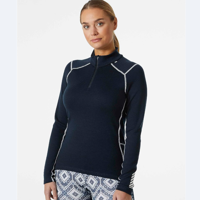 Helly Hansen 哈里汉森 Lifa 女士美利奴羊毛半拉链针织打底衫383.63元