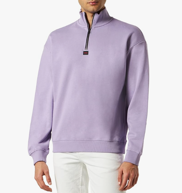 HUGO Hugo Boss 雨果·博斯 Durty 男士宽松徽标毛圈布卫衣运动衫 多色401.54元