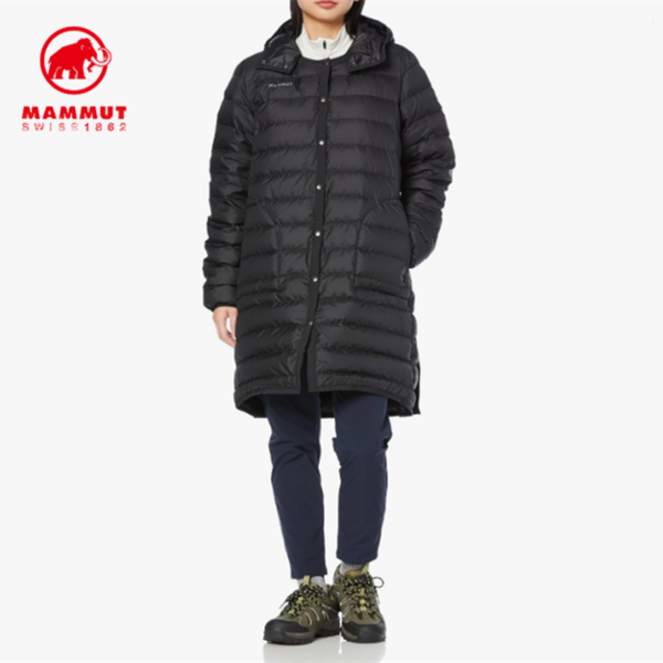 Mammut 猛犸象 Seon IN 2023冬新款女士750蓬鹅绒长款连帽羽绒服 1013-02920新低1227.61元（天猫旗舰店3598元）