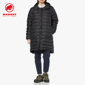 Mammut 猛犸象 Seon IN 2023冬新款女士750蓬鹅绒长款连帽羽绒服 1013-02920