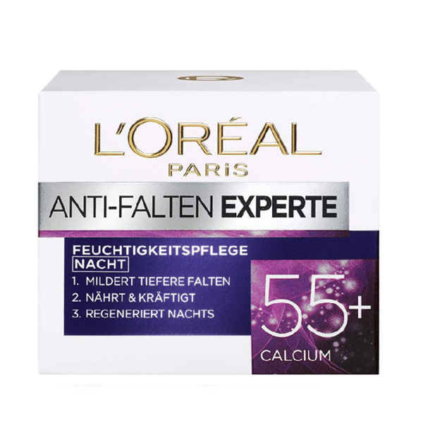 <span>白菜！</span>销量第一，L'Oreal Paris 欧莱雅 冻龄专家55+钙源 抗皱保湿晚霜  50mL新低27.36元