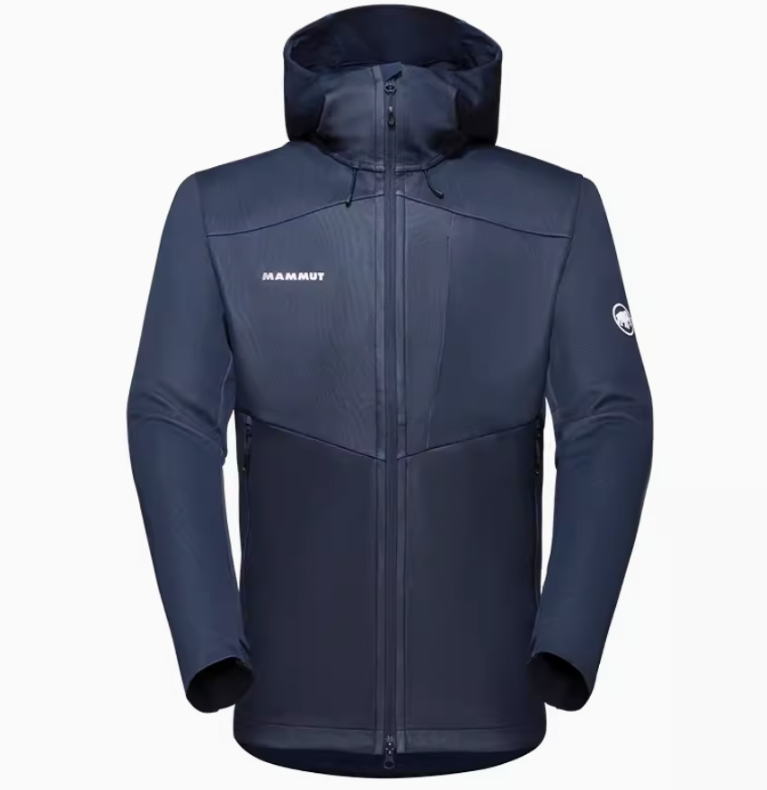 Mammut 猛犸象 Ultimate VII 男士防风连帽软壳 蓝色L/XL码1247元起（天猫2998元）