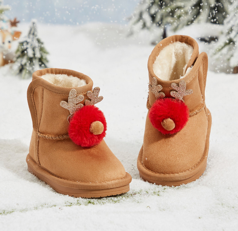 巴拉巴拉 女童雪地靴 （28～32码）新低49元