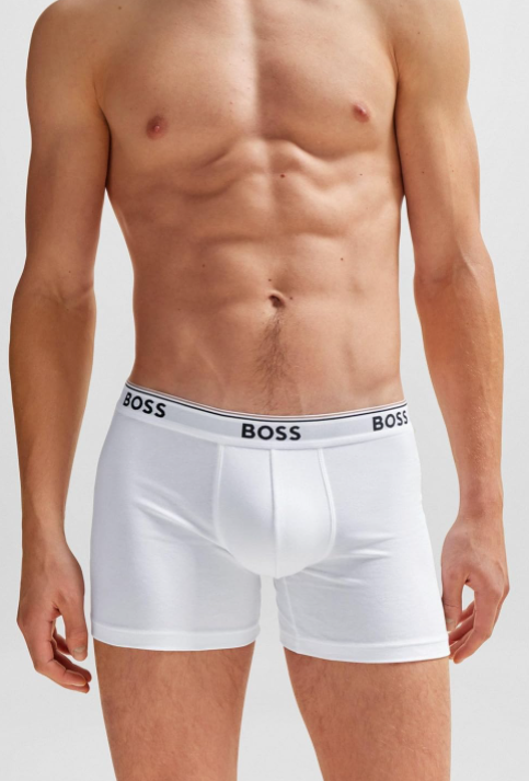 BOSS Hugo Boss 雨果·博斯 男士弹力棉平角内裤 3条装190.35元