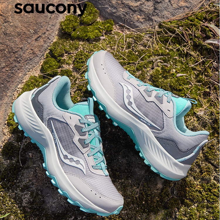 saucony 索康尼 AURA TR 女款舒适耐磨越野跑鞋 S10862新低359元包邮