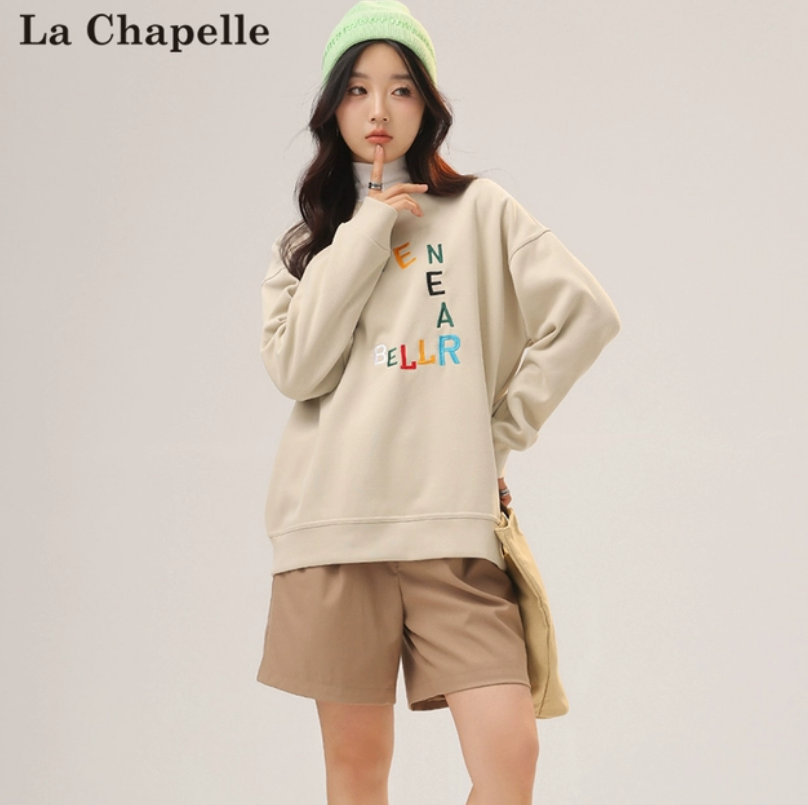 La Chapelle 女士字母印花卫衣 多款可选59元起包邮（需领券）