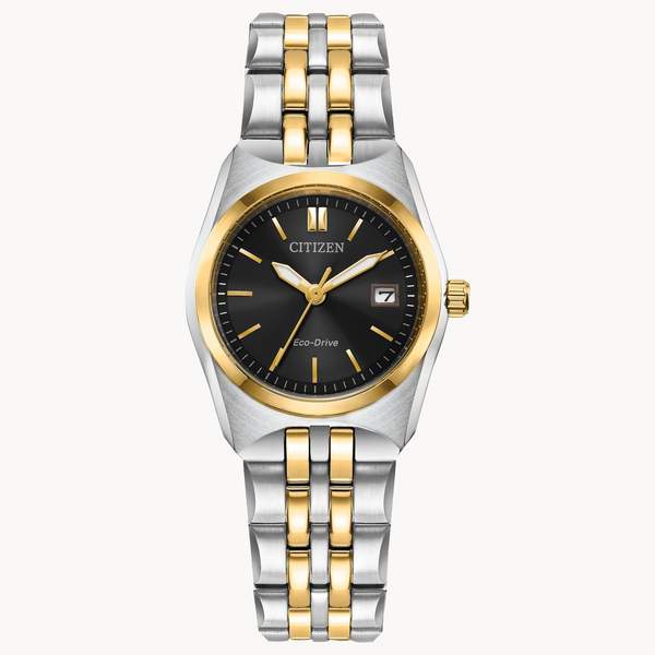 Citizen 西铁城 Corso系列 EW2299-50E 光动能钢带女表988元