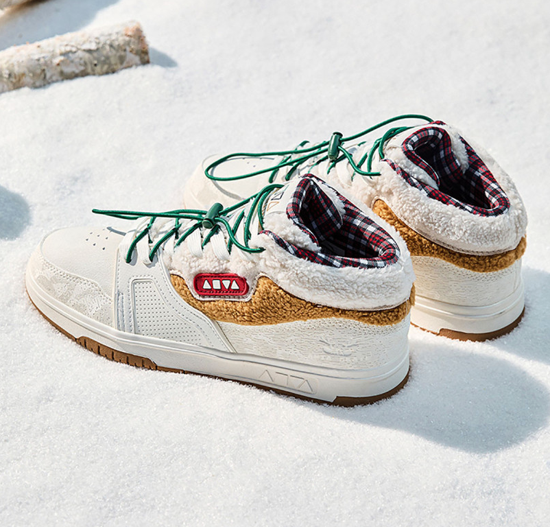 圣诞配色，ANTA 安踏 骜驭系列 男士加绒休闲滑板鞋新低179元包邮