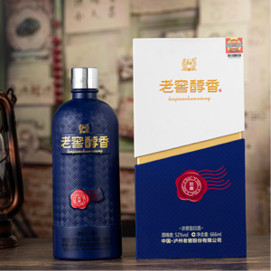 瀘州老窖出品，老窖醇香 致趣 52度濃香型白酒 666mL*6瓶*2箱 贈手提袋