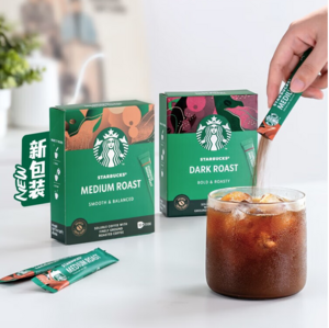 Starbucks 星巴克 黑咖啡精品速溶咖啡2.3g*10条