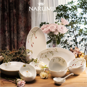 Narumi 鸣海 里花历系列陶瓷餐盘 21cm*5件套 