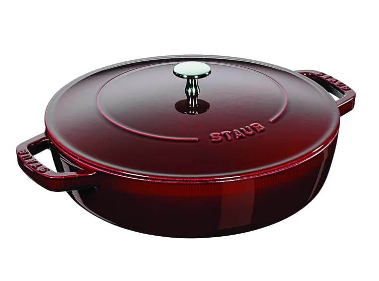 法国国宝级，Staub 珐宝 圆形带盖铸铁砂锅 28cm1006.67元