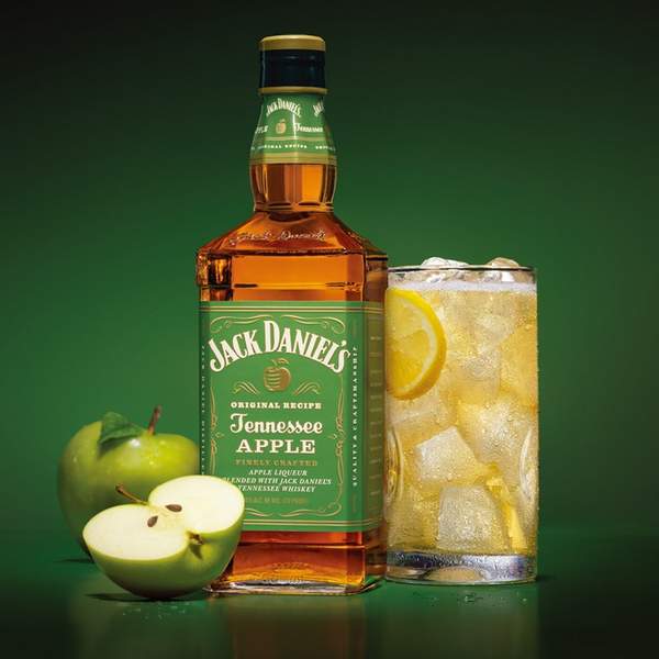 Jack Daniels 杰克丹尼 苹果味美国田纳西州威士忌力娇酒 700ml126元包邮（蜂蜜味同价）