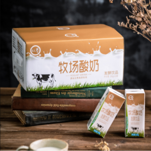 悠纯 认养 牧场酸奶发酵饮品 200g*20盒*2箱