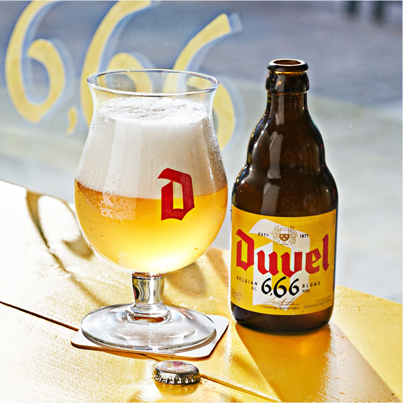 比利时进口，Duvel 督威 150周年纪念 6.66度黄金艾尔精酿啤酒330mL*6瓶50元包邮（双重优惠）