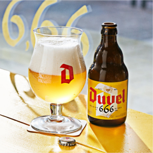 比利时进口，Duvel 督威 150周年纪念 6.66度黄金艾尔精酿啤酒330mL*6瓶 
