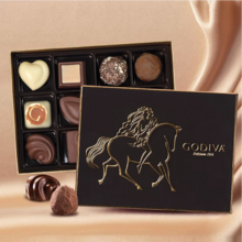 Godiva 歌帝梵 双享经典巧克力礼盒12颗装/150g 赠品牌礼袋