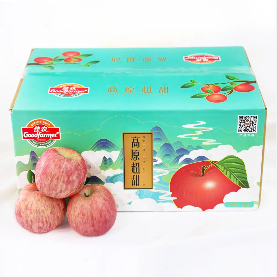 Goodfarmer 佳农 陕西洛川高原超甜苹果 10斤装（单果160g+）新低47.4元包邮（4.7元/斤）