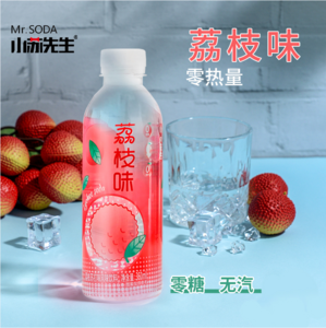 小苏先生 零糖无汽香橙/荔枝 苏打水360ml*24瓶