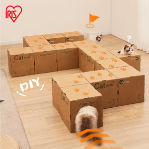 IRIS 爱丽思 DIY猫房子猫窝别墅迷宫盒子（送猫抓板）