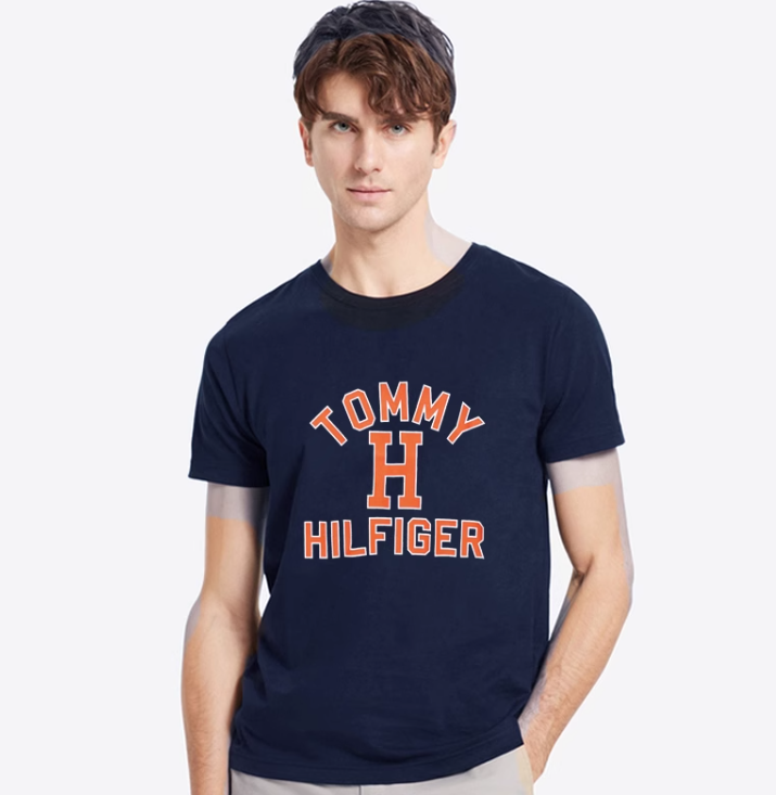 TOMMY HILFIGER 汤米·希尔费格 男士纯棉印花/绣标短袖T恤 多色新低99元起包邮（双重优惠）