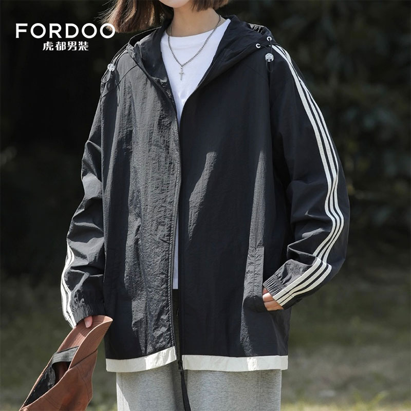 Fordoo 虎都 情侣款轻薄连帽防晒服皮肤衣 多色39.9元包邮（需用券）